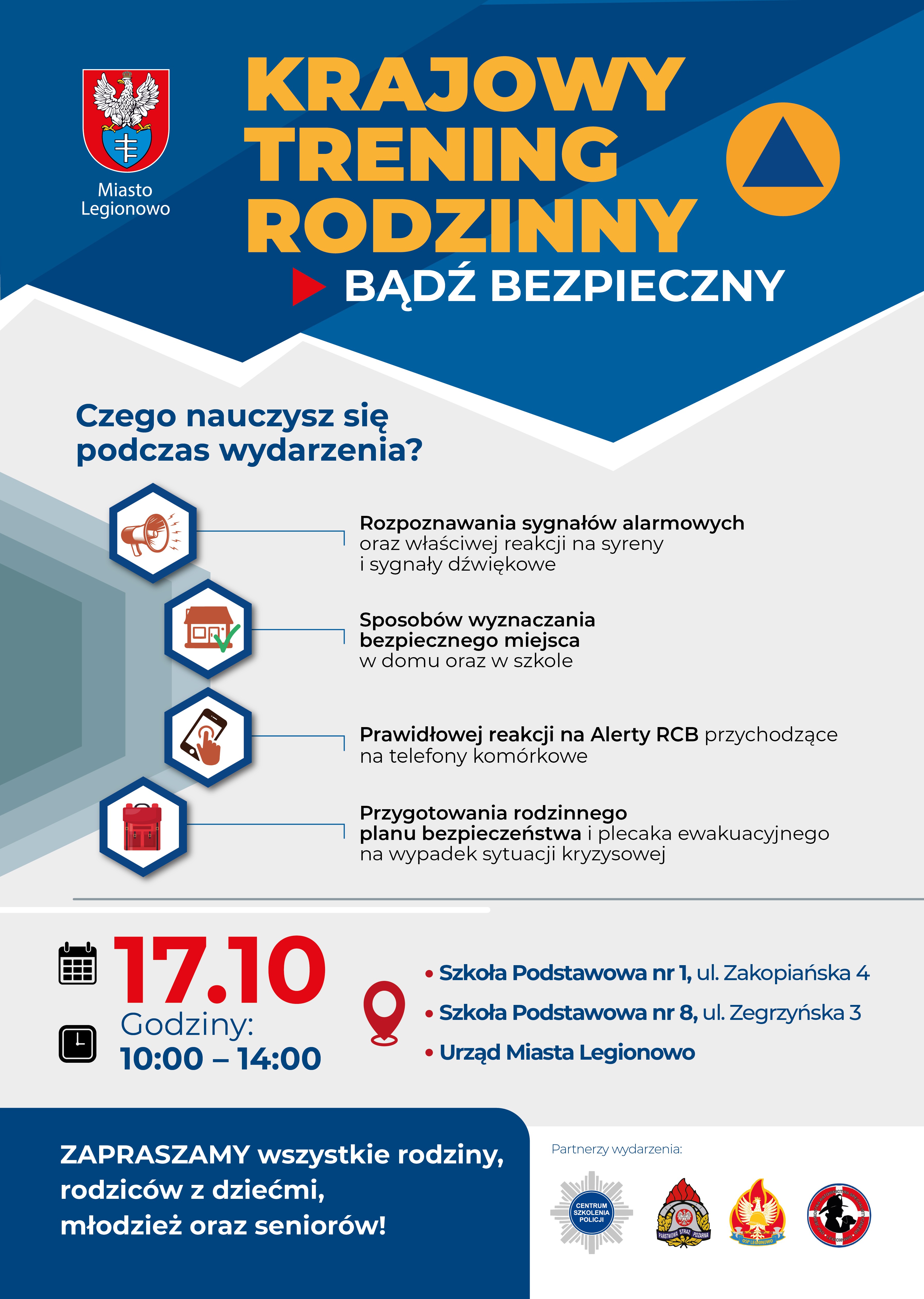 Więcej o: Krajowy Trening Rodzinny - BĄDŹ BEZPIECZNY